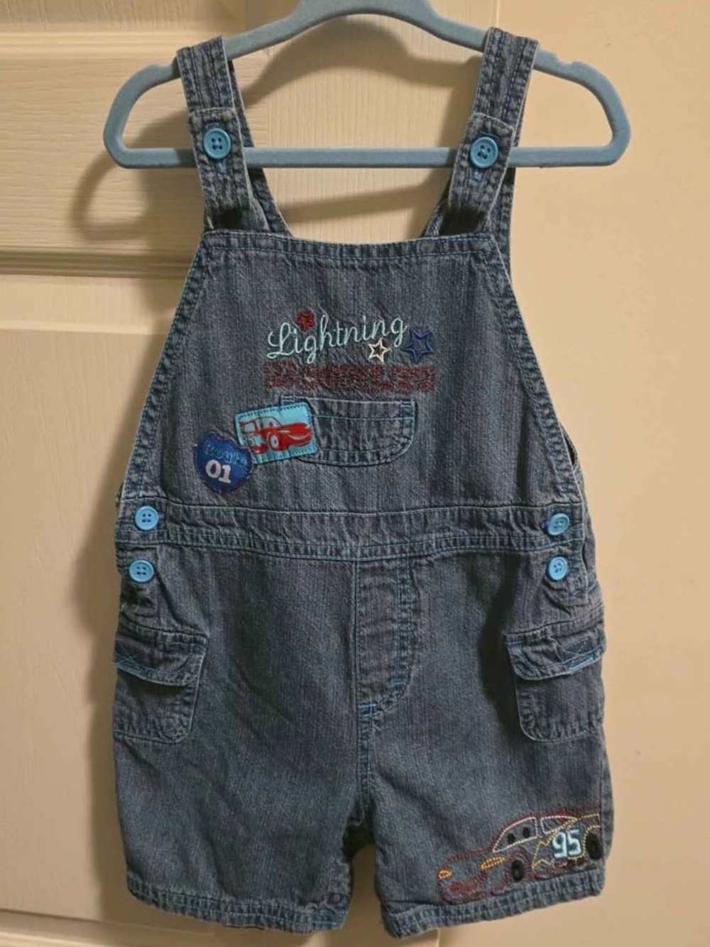 Lightning McQueen Shortalls